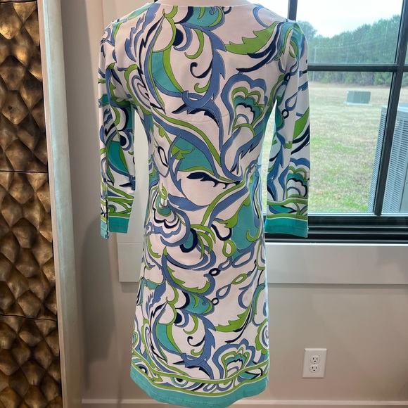 Colorful Patterned Mini Dress - Picture 3 of 5